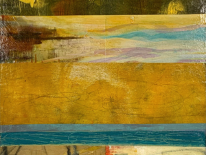 Mixed Media Abstract Series - "Silence and Solace" - 8"x 8"