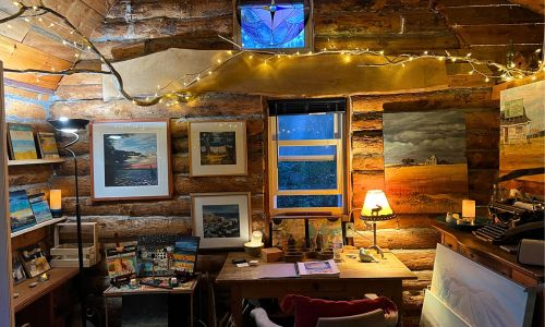 cabin art studio