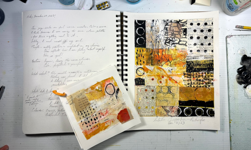 Intuitive Art Journaling, Michele Holden Art